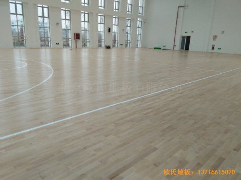 浙江溫嶺石橋頭中心小學(xué)籃球館運動木